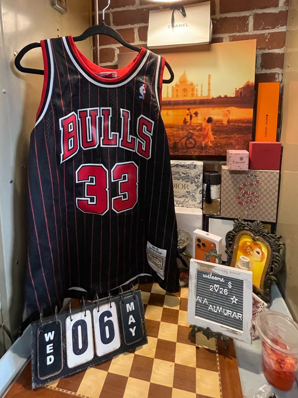 Scottie Pippen 1995-96 Chicago Bulls NBA Mitchell & Ness Men's